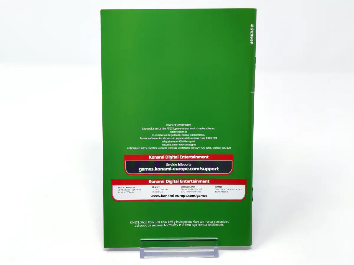 PES 2011: Pro Evolution Soccer (ESP) (Manual) para XBOX 360, edición PAL España, de segunda mano