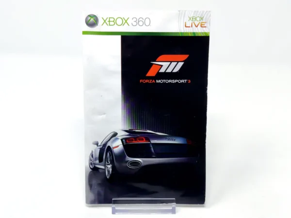 Forza Motorsport 3 (ESP) (Manual) para XBOX 360, edición PAL España, de segunda mano