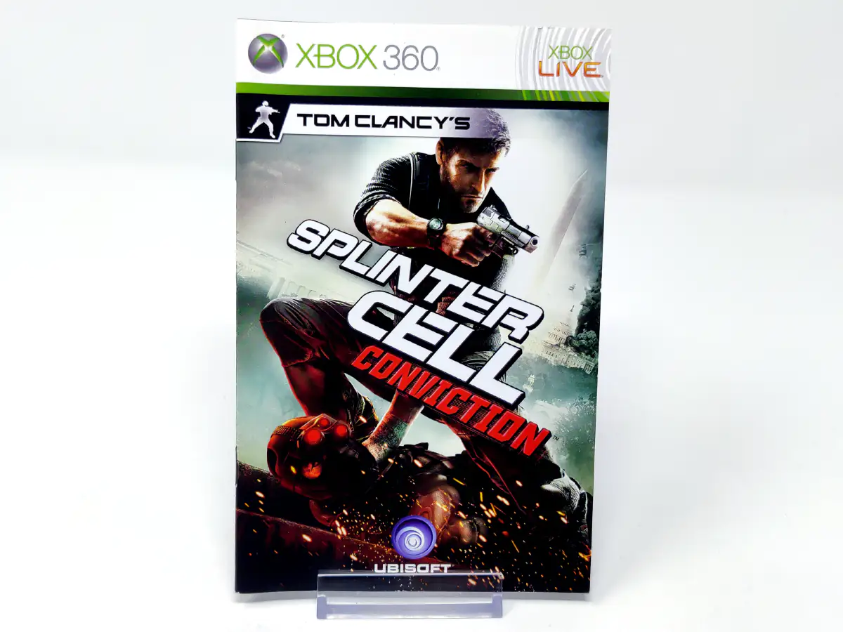 Tom Clancy's Splinter Cell: Conviction (ESP) (Manual) para XBOX 360, edición PAL España, de segunda mano