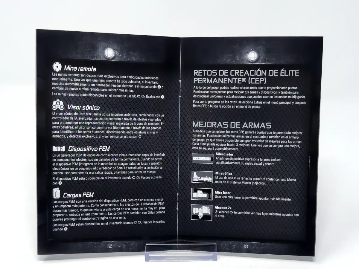 Tom Clancy's Splinter Cell: Conviction (ESP) (Manual) para XBOX 360, edición PAL España, de segunda mano
