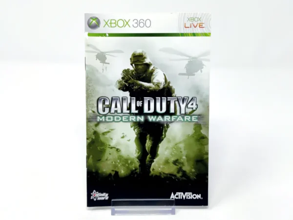 Call of Duty 4: Modern Warfare (ESP) (Manual) para XBOX 360, edición PAL España, de segunda mano