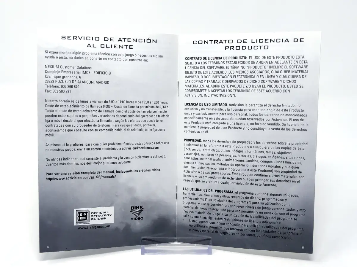 Call of Duty 4: Modern Warfare (ESP) (Manual) para XBOX 360, edición PAL España, de segunda mano
