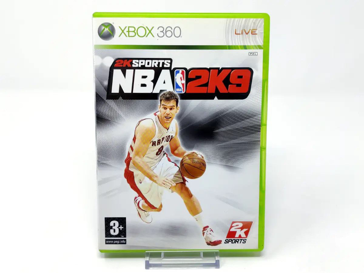 Portada de NBA 2K9 (ESP) para XBOX 360, edición PAL España, de segunda mano