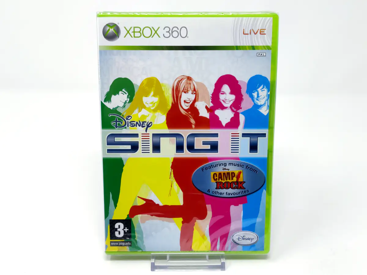 Portada de Disney Sing It (UK) (Precintado) para XBOX 360, edición PAL UK, de segunda mano