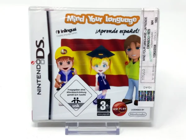Portada de Mind Your Language: Aprende Español (ESP) (Precintado) para Nintendo DS, edición PAL España, nuevo