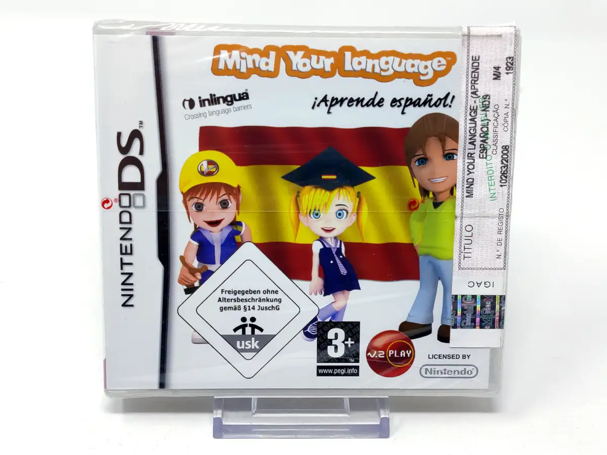 Portada de Mind Your Language: Aprende Español (ESP) (Precintado) para Nintendo DS, edición PAL España, nuevo