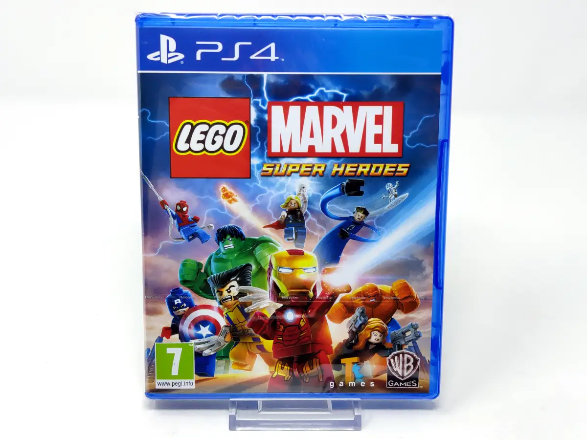 Portada de LEGO Marvel Super Heroes (ESP) (Precintado) para PlayStation 4, edición PAL España, nuevo