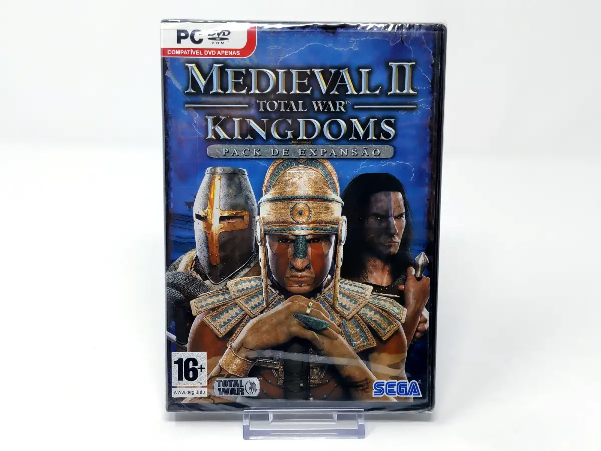 Portada de Medieval II: Total War: Kingdoms (Expansion Pack) (POR) (Precintado) para PC, edición PAL Portugal, nuevo