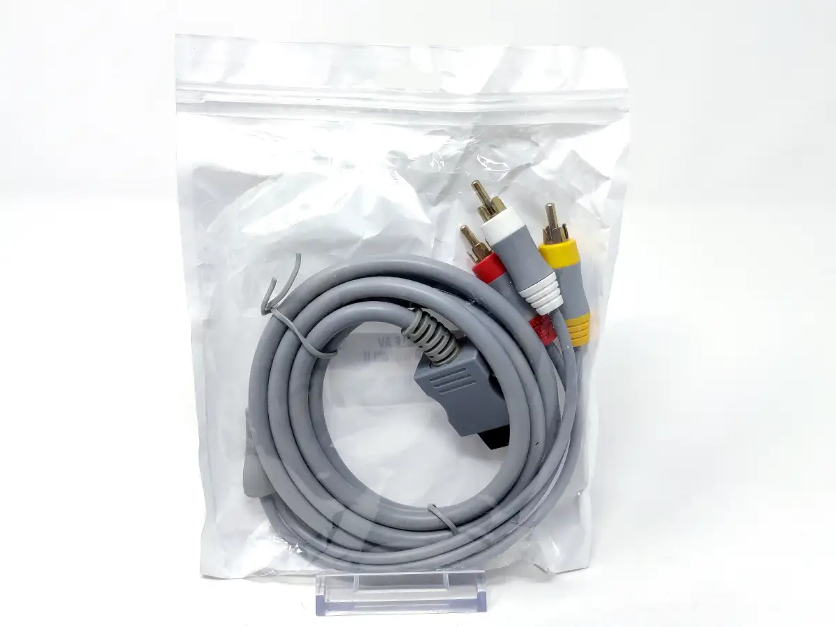 Cable Video Av Para Wii/Wii U para Nintendo Wii, edición PAL EUR, nuevo
