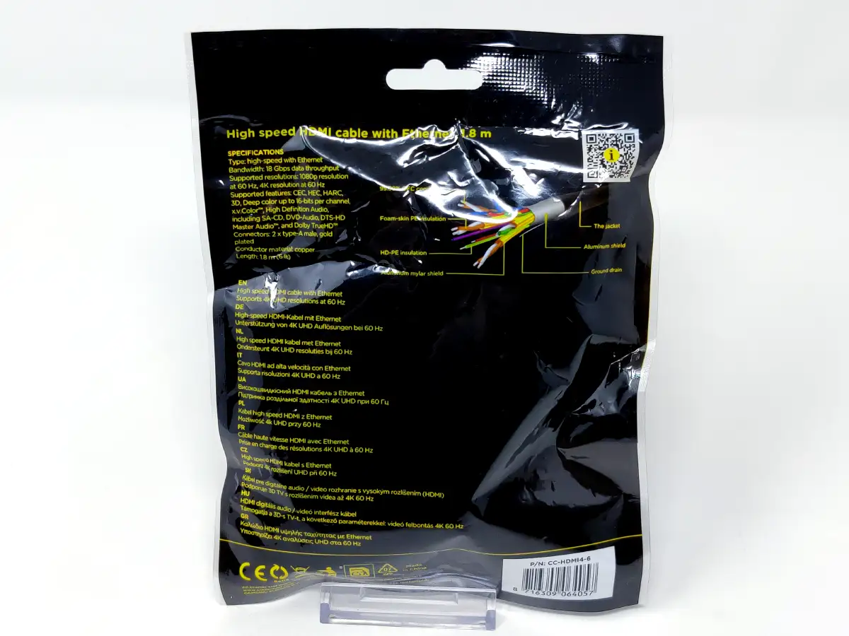 Cable HDMI 4K 1.8m para PlayStation 3, edición PAL EUR, nuevo