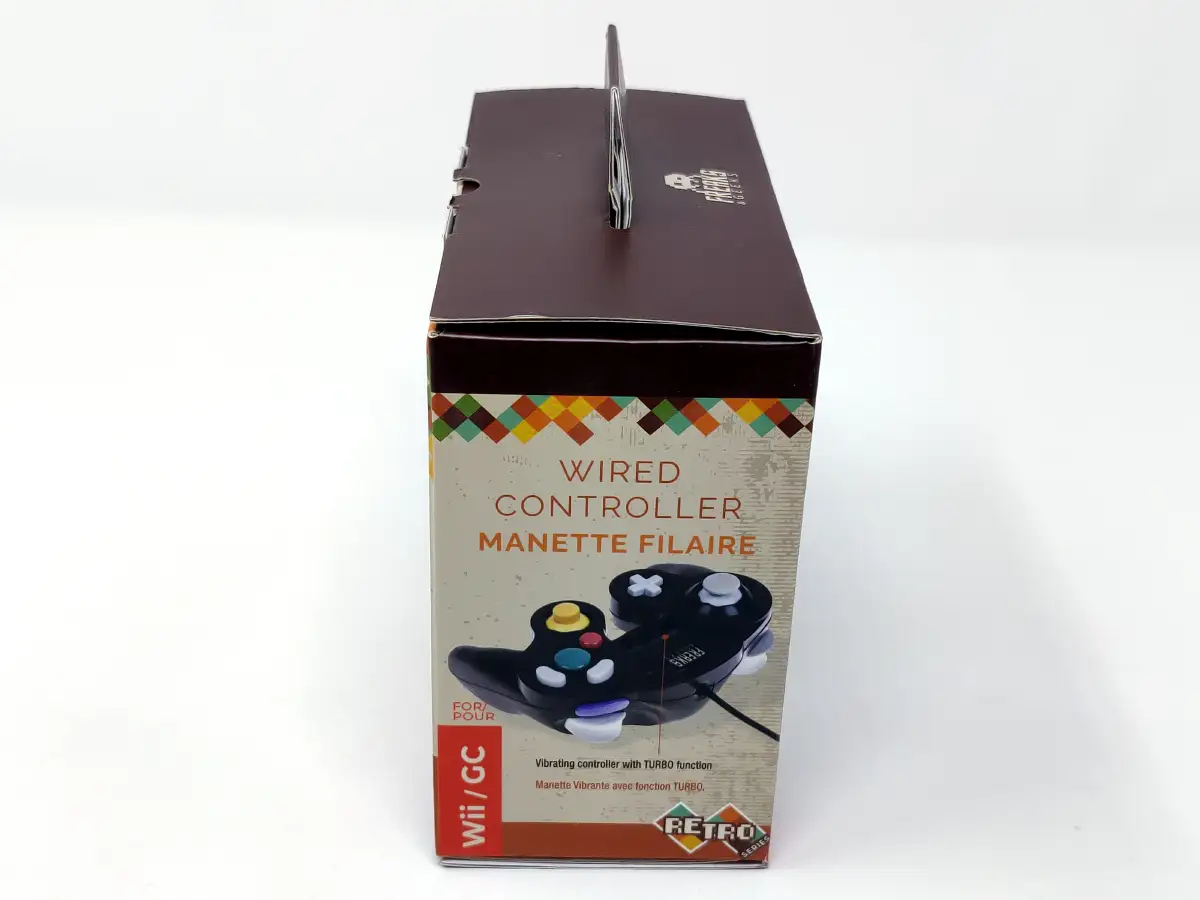 Mando Game Cube / Wii Negro (Freaks and Geeks) para Nintendo GameCube, edición PAL EUR, nuevo