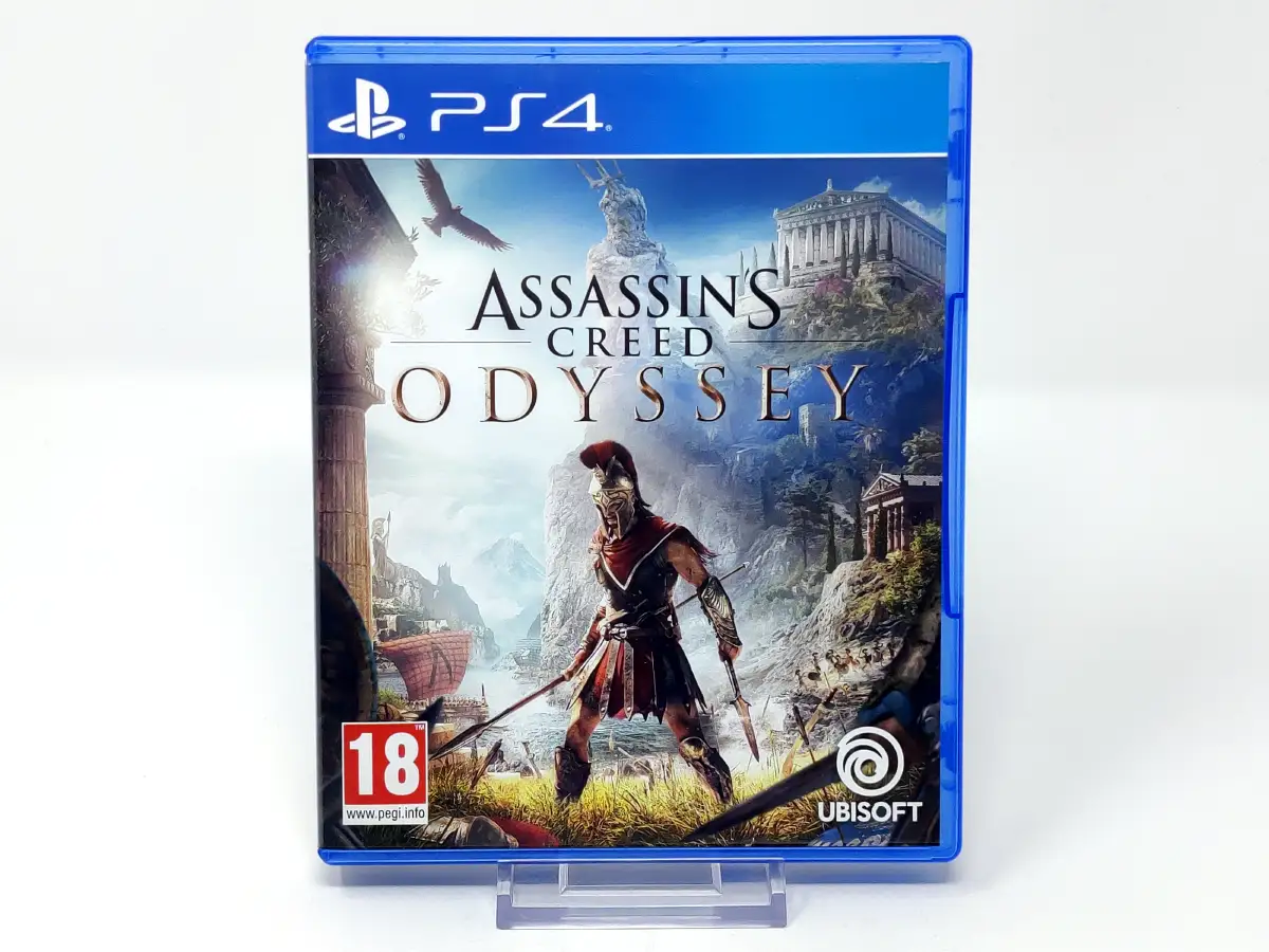 Portada de Assassin's Creed Odyssey (EUR) para PlayStation 4, edición PAL EUR, de segunda mano