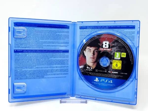 Interior del juego 8 To Glory (ESP) (Rebajado) para PlayStation 4 con disco y manual