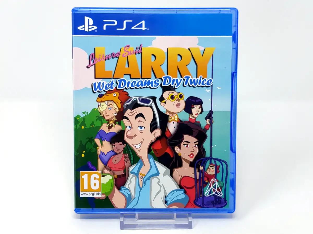 Portada de Leisure Suit Larry - Wet Dreams Dry Twice (ESP) para PlayStation 4, edición PAL España, de segunda mano