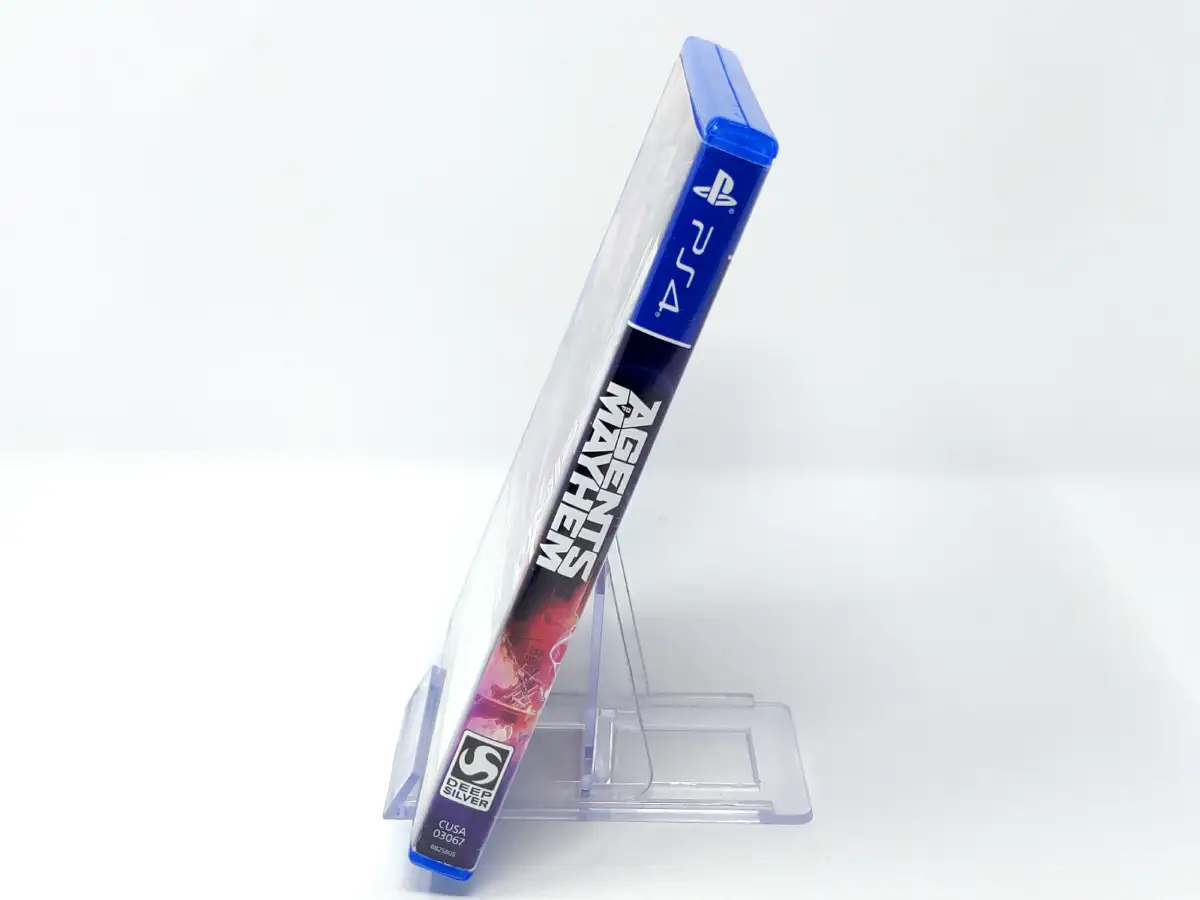 Lateral de la caja de Agents of Mayhem (ESP) para PlayStation 4