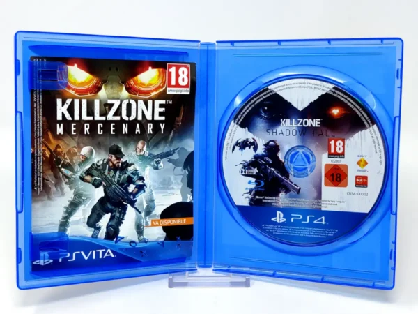 Interior del juego Killzone: Shadow Fall (ESP) para PlayStation 4 con disco y manual