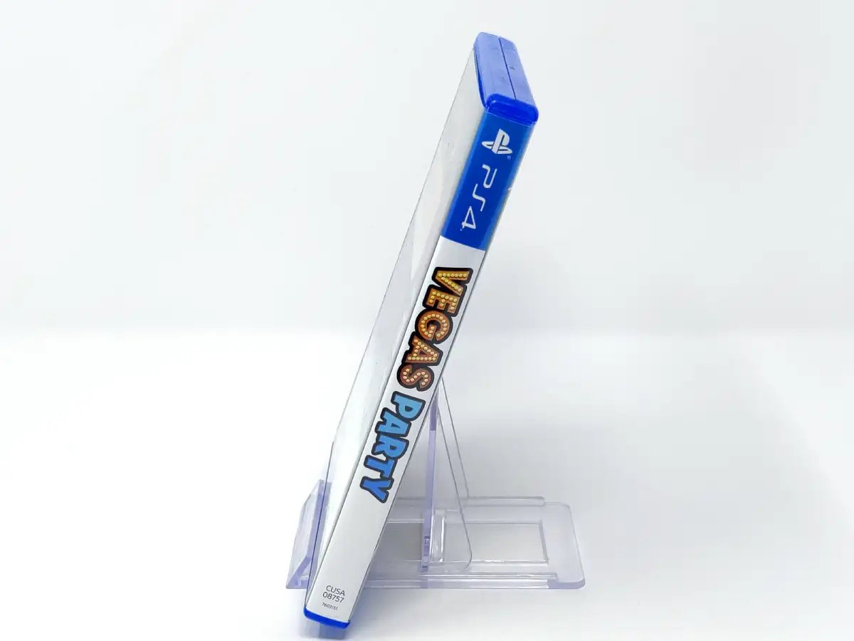 Lateral de la caja de Vegas Party (ESP) para PlayStation 4
