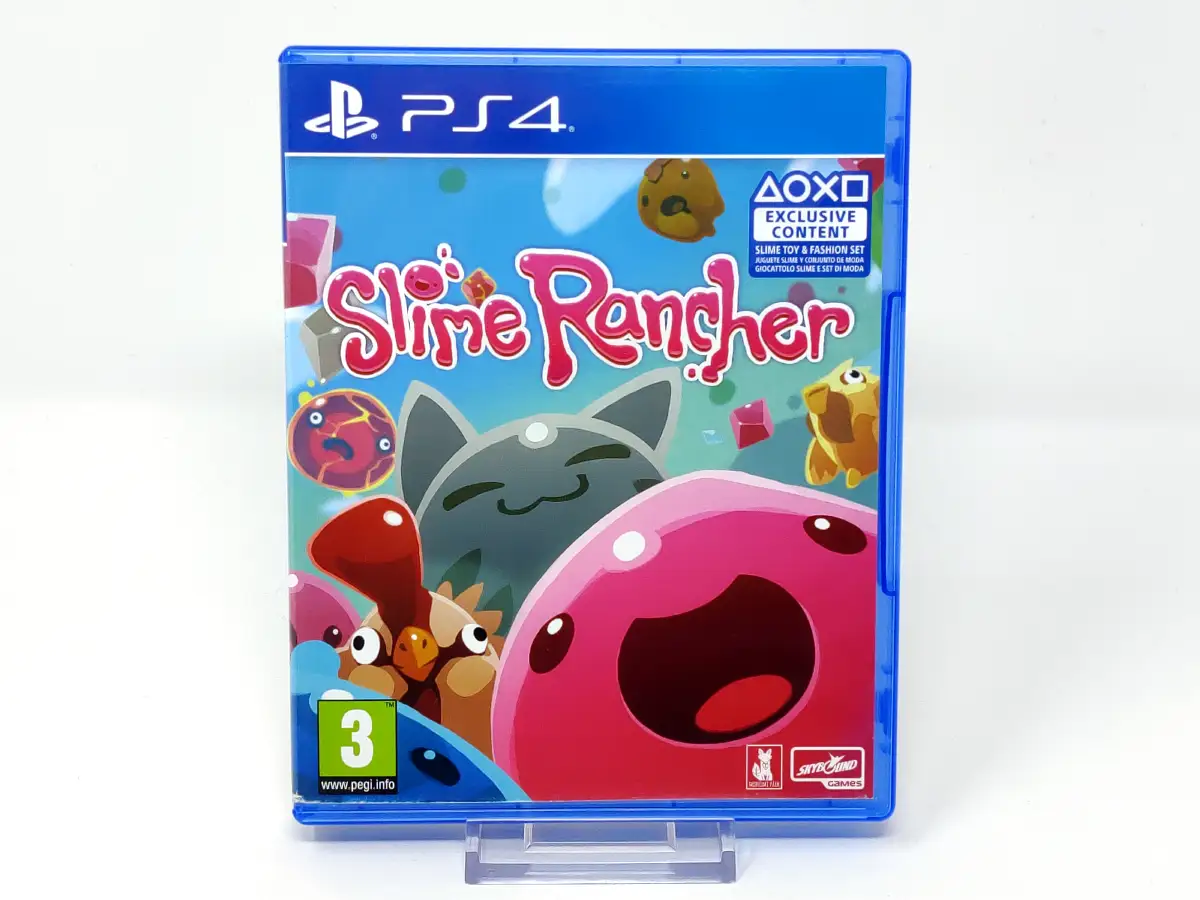 Portada de Slime Rancher (ESP) para PlayStation 4, edición PAL España, de segunda mano