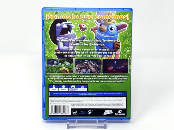 Parte trasera de Bugsnax (ESP) para PlayStation 4, edición PAL España