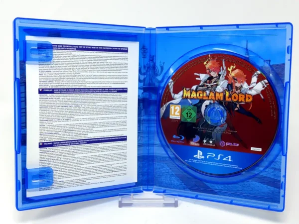 Interior del juego MAGLAM LORD (ESP) para PlayStation 4 con disco y manual