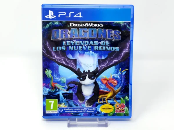 Portada de Dragones: Leyendas de los Nueve Reinos (ESP) para PlayStation 4, edición PAL España, de segunda mano