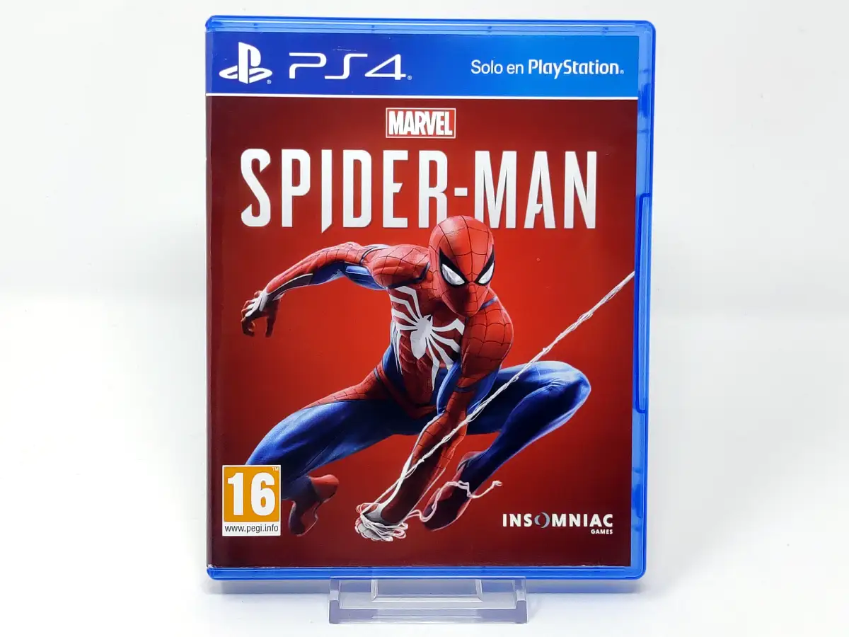 Portada de Marvel's Spider-Man (ESP) para PlayStation 4, edición PAL España, de segunda mano