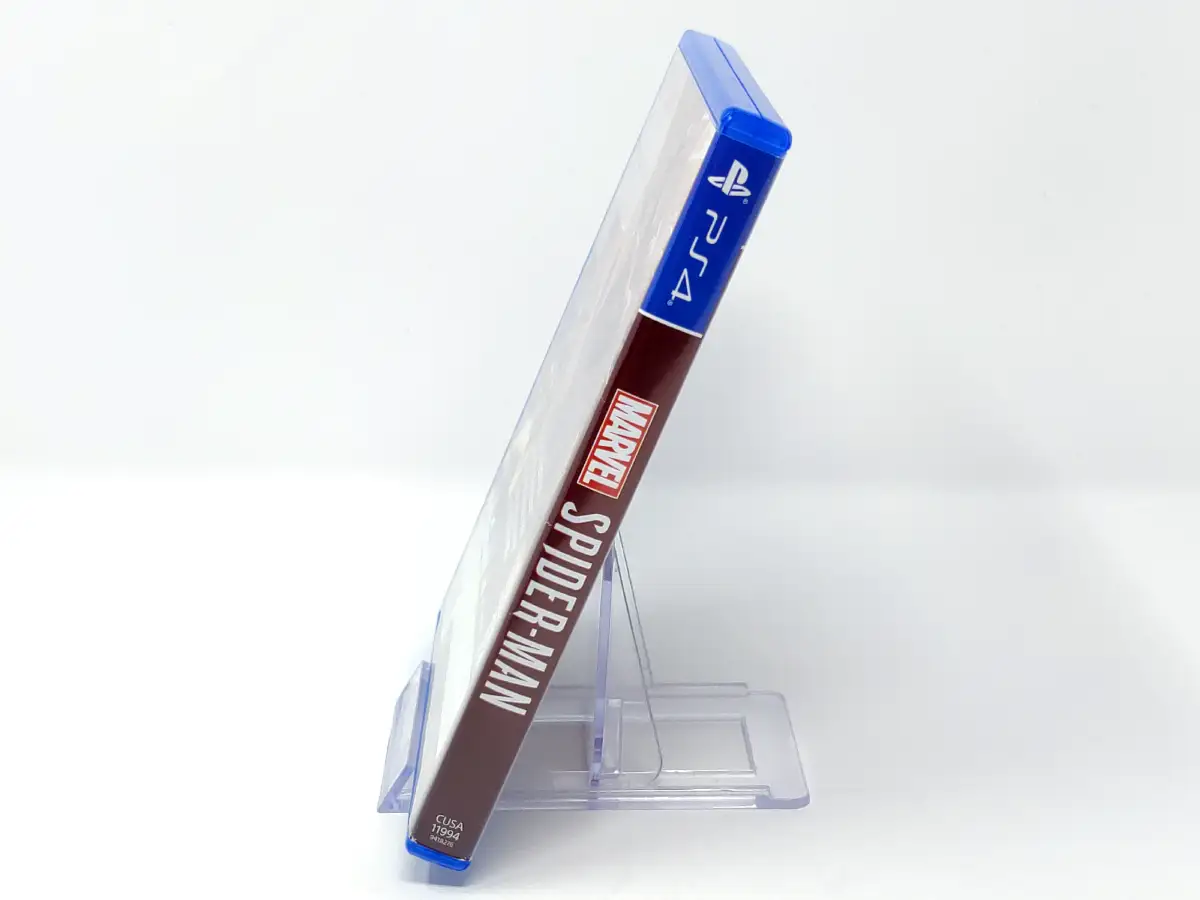 Lateral de la caja de Marvel's Spider-Man (ESP) para PlayStation 4