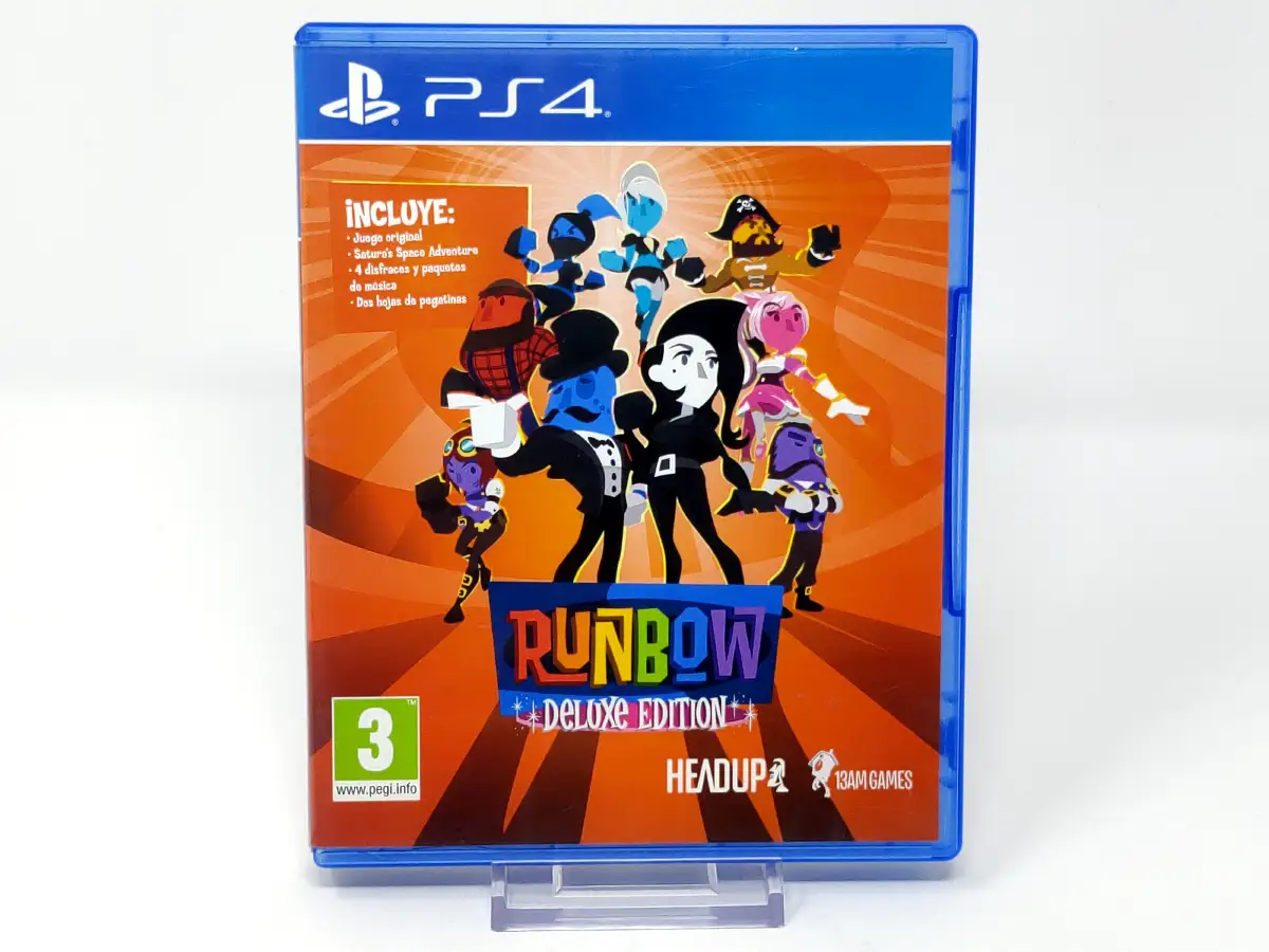 Portada de Runbow (Deluxe Edition) (ESP) para PlayStation 4, edición PAL España, de segunda mano