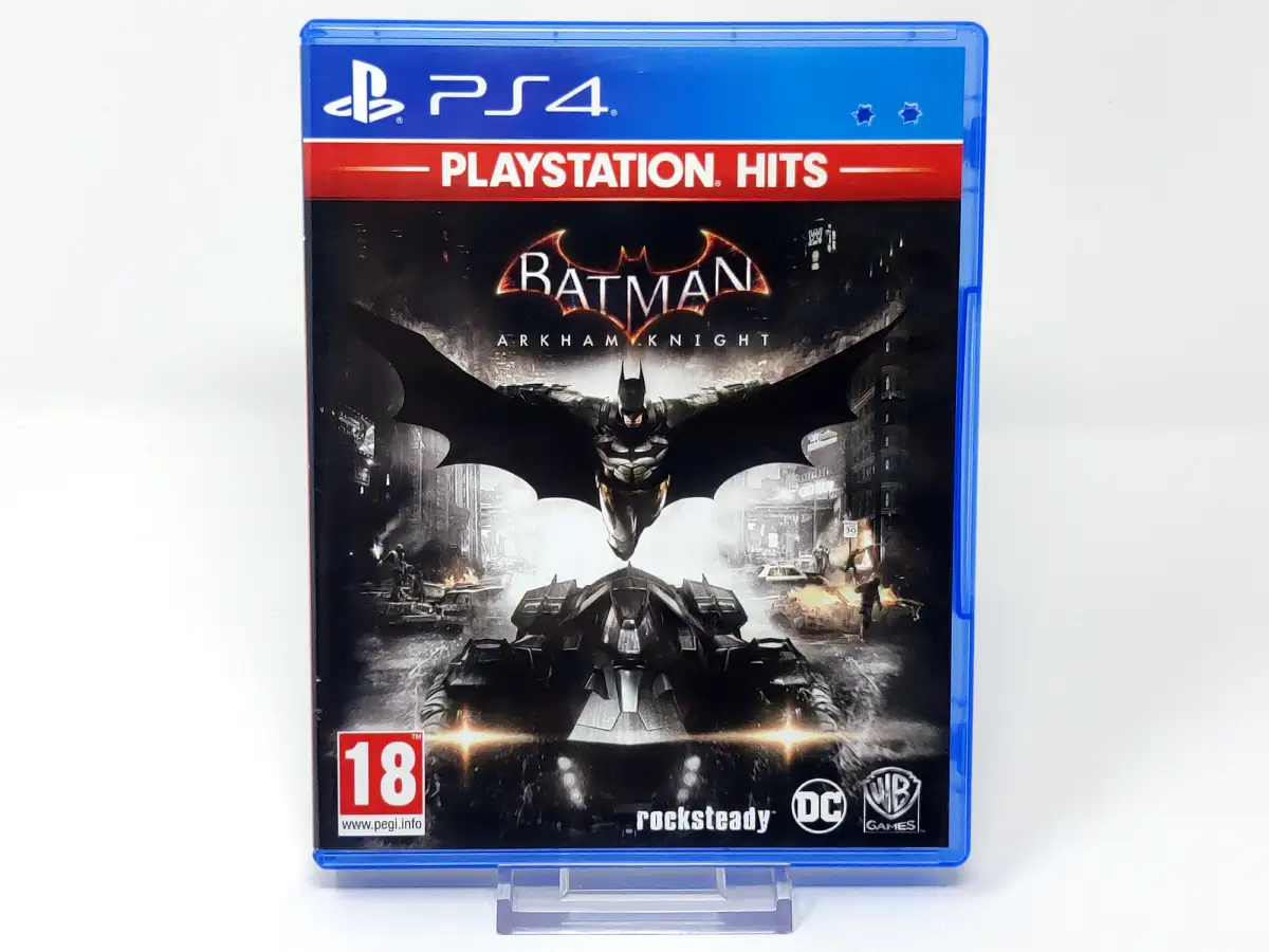 Portada de Batman: Arkham Knight (ESP) (PS Hits) (Rebajado) para PlayStation 4, edición PAL España, de segunda mano