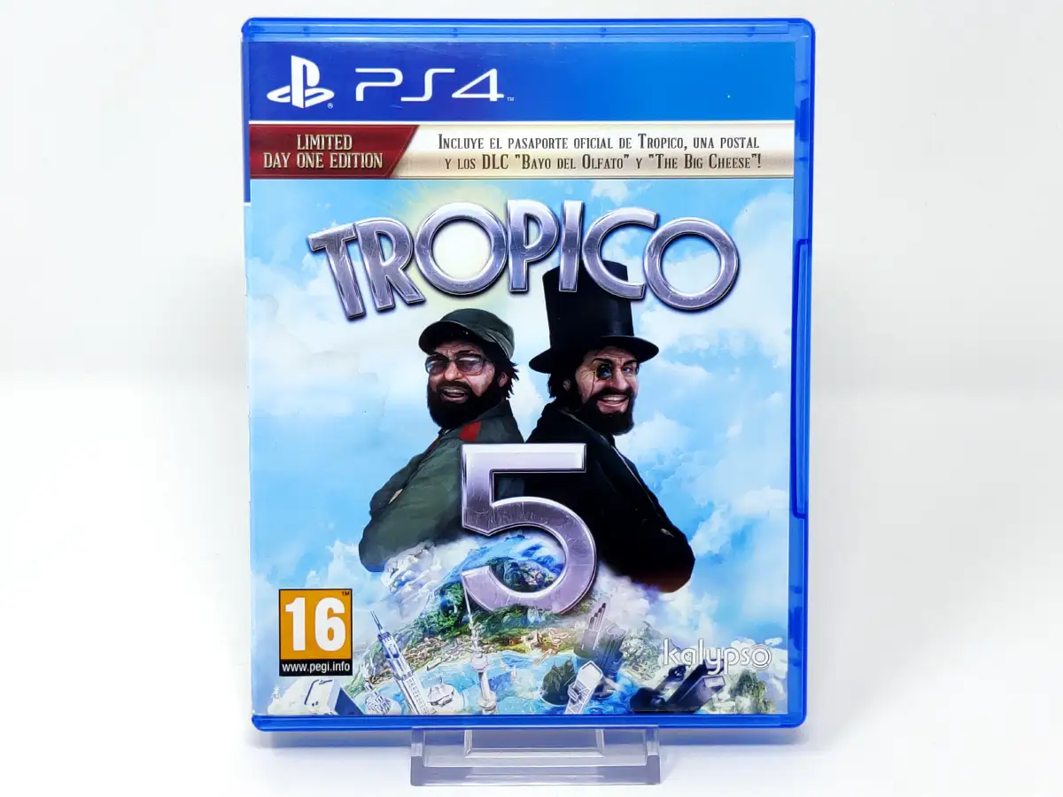 Portada de Tropico 5 (Limited Day One Edition) (ESP) para PlayStation 4, edición PAL España, de segunda mano