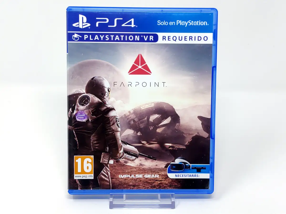 Portada de Farpoint (ESP) para PlayStation 4, edición PAL España, de segunda mano