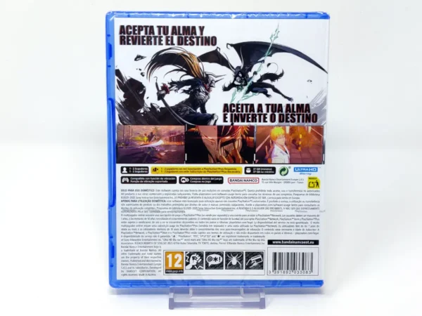Parte trasera de BLEACH Rebirth of Souls (ESP) (Precintado) para PlayStation 5, edición PAL España