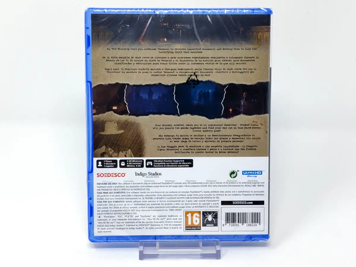 Parte trasera de Charon's Staircase (ESP) (Precintado) para PlayStation 5, edición PAL España