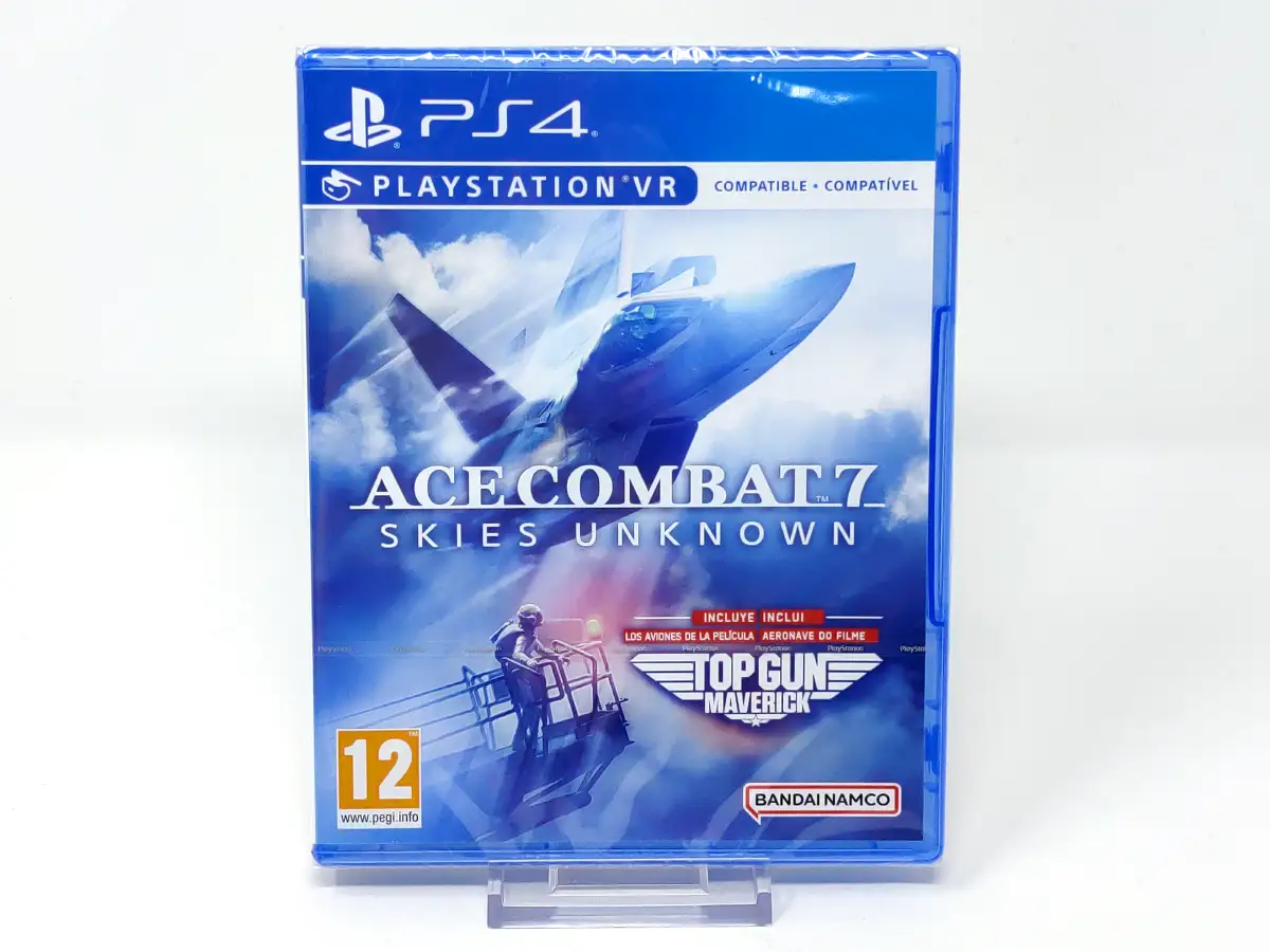 Portada de Ace Combat 7: Skies Unknown (Maverick Edition) (ESP) (Precintado) para PlayStation 4, edición PAL España, nuevo