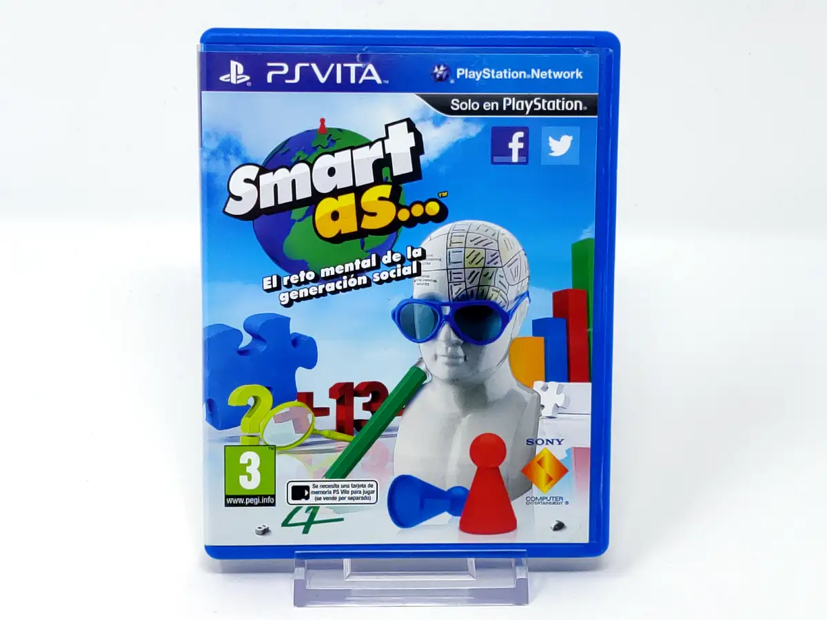 Portada de Smart as... (ESP) para PS Vita, edición PAL España, de segunda mano