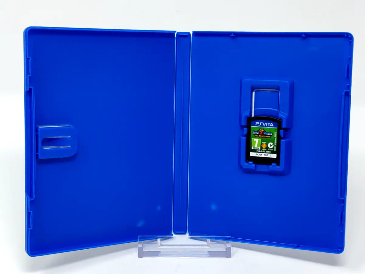 Interior del juego Invizimals: La Resistencia (ESP) para PS Vita con disco y manual