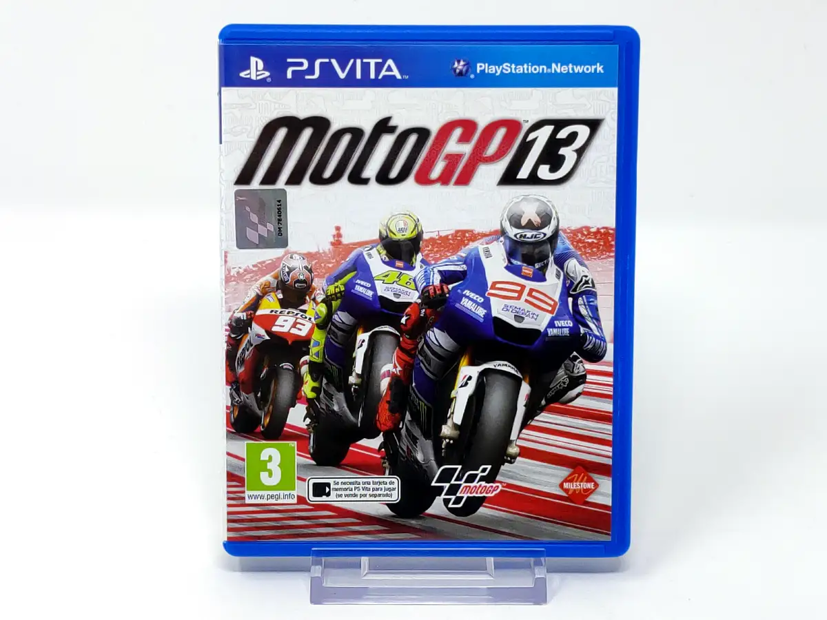 Portada de MotoGP 13 (ESP) para PS Vita, edición PAL España, de segunda mano