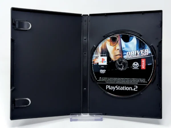 Interior del juego Driver: Parallel Lines (ESP) (v1) (Rebajado) para PlayStation 2 con disco y manual