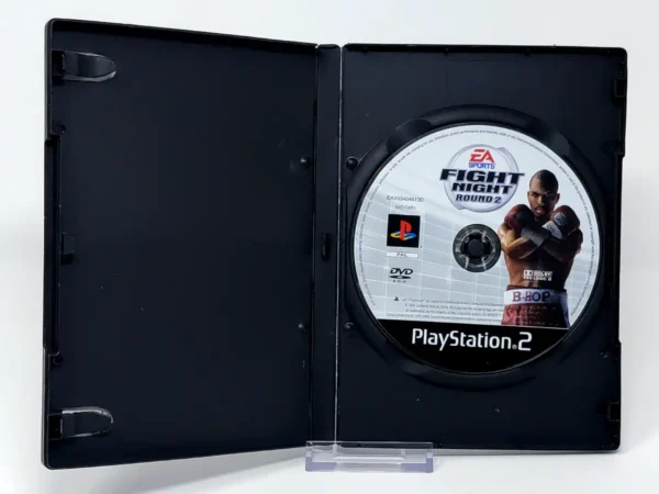 Interior del juego Fight Night Round 2 (ESP) (Rebajado) para PlayStation 2 con disco y manual