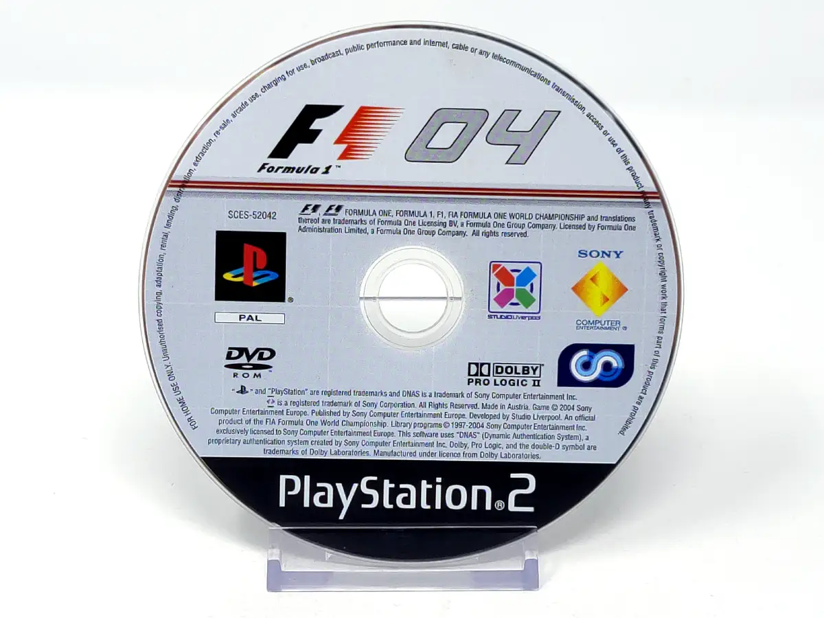 Formula One 04 (ESP) (Disco) para PlayStation 2, edición PAL España, de segunda mano