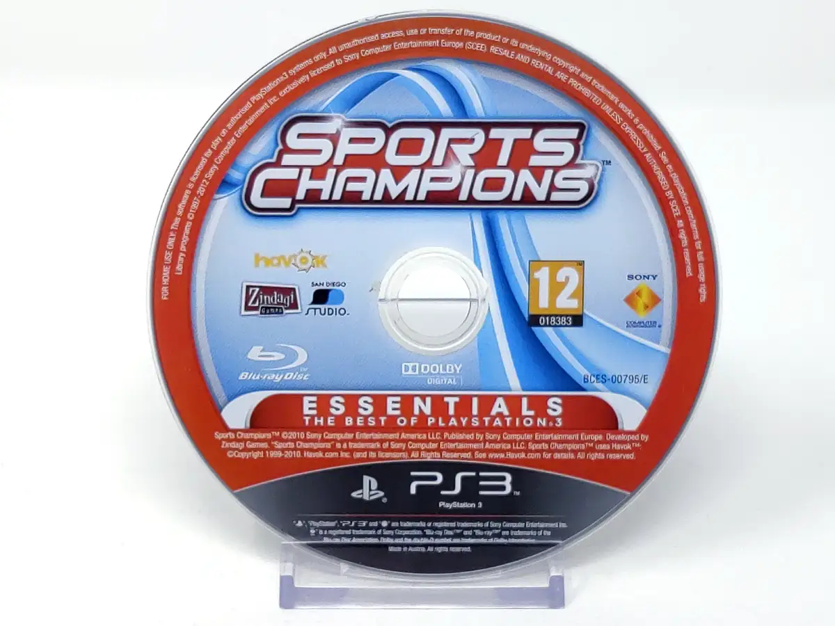 Sports Champions (ESP) (Essentials) (Disco) para PlayStation 3, edición PAL España, de segunda mano