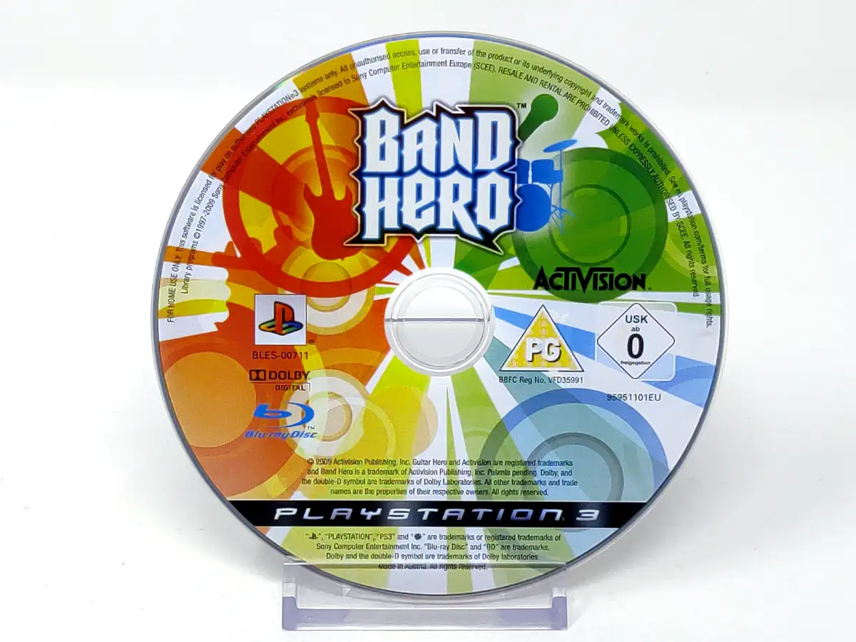 Band Hero (ESP) (Disco) para PlayStation 3, edición PAL España, de segunda mano