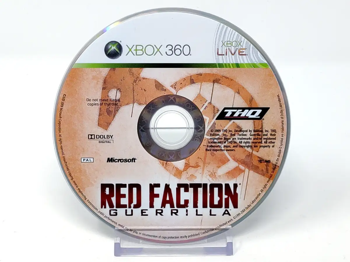 Red Faction: Guerrilla (ESP) (Disco) para XBOX 360, edición PAL España, de segunda mano