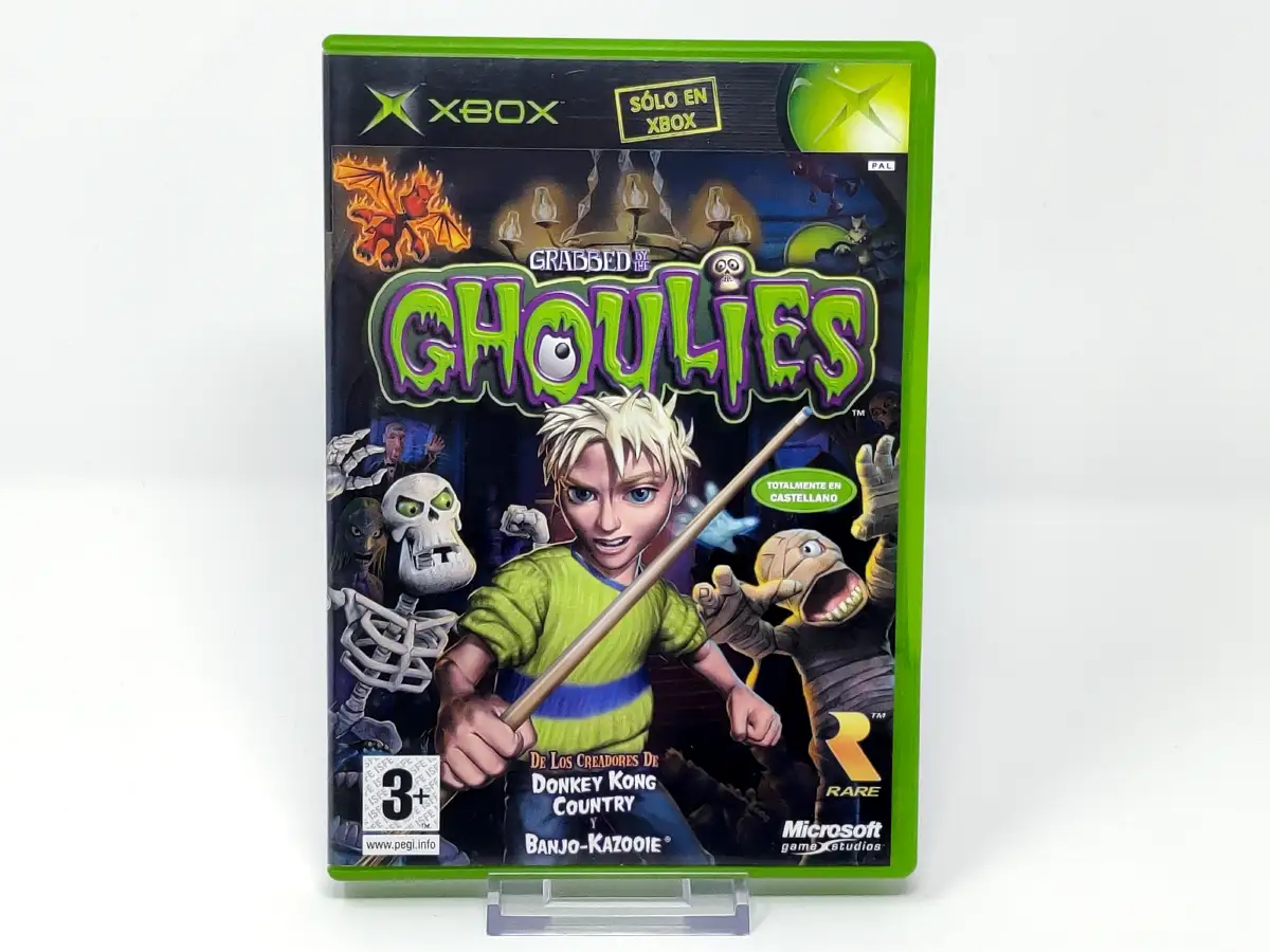 Portada de Grabbed by the Ghoulies (ESP) para XBOX, edición PAL España, de segunda mano