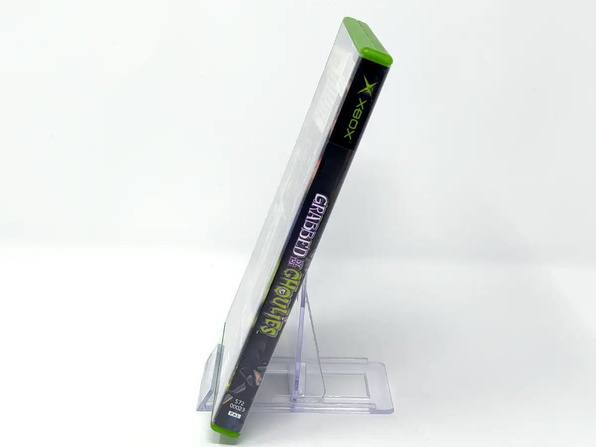 Lateral de la caja de Grabbed by the Ghoulies (ESP) para XBOX