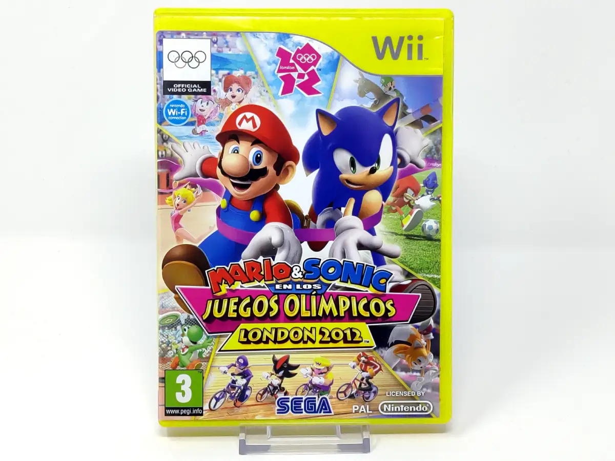 Portada de Mario & Sonic en los Juegos Olímpicos London 2012 (ESP) para Nintendo Wii, edición PAL España, de segunda mano