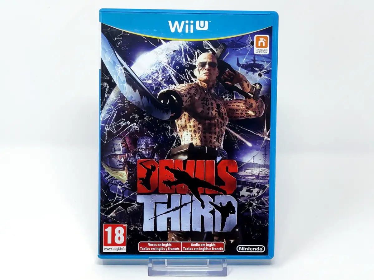 Portada de Devil's Third (ESP) para Nintendo Wii U, edición PAL España, de segunda mano