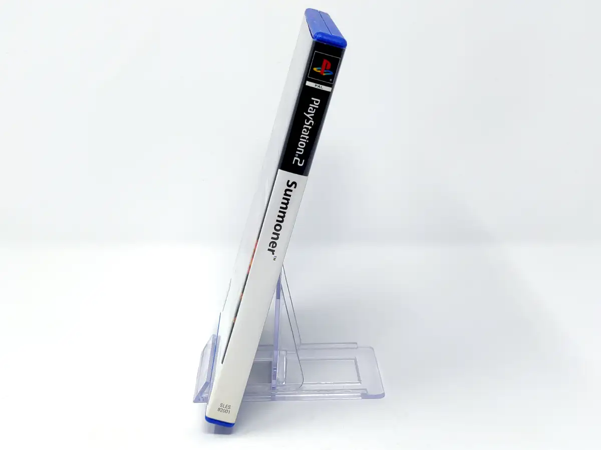 Lateral de la caja de Summoner (ESP) para PlayStation 2