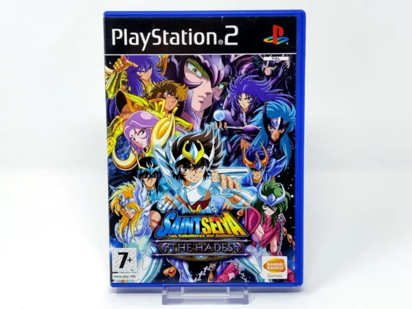 Portada de Los Caballeros del Zodiaco: Saint Seiya: The Hades (ESP) para PlayStation 2, edición PAL España, de segunda mano