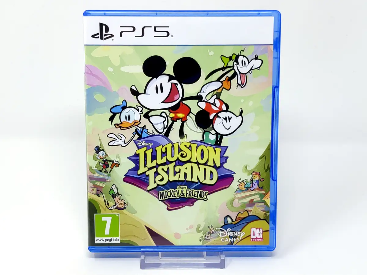 Portada de Disney Illusion Island Starring Mickey & Friends (ESP) para PlayStation 5, edición PAL España, de segunda mano